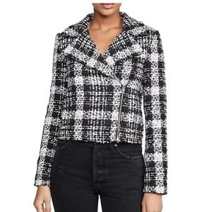NWT Theory cropped jacket Slim Moto tweed. Size 4